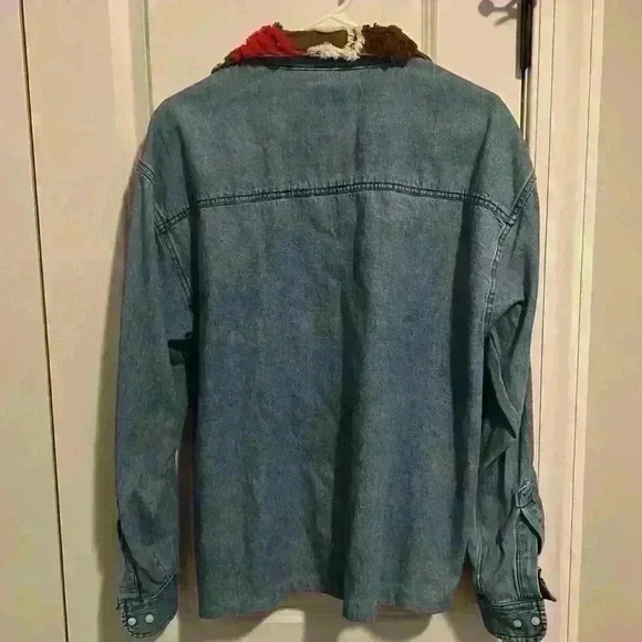 Cute as a button Jean jacket size L - Picture 7 of 10